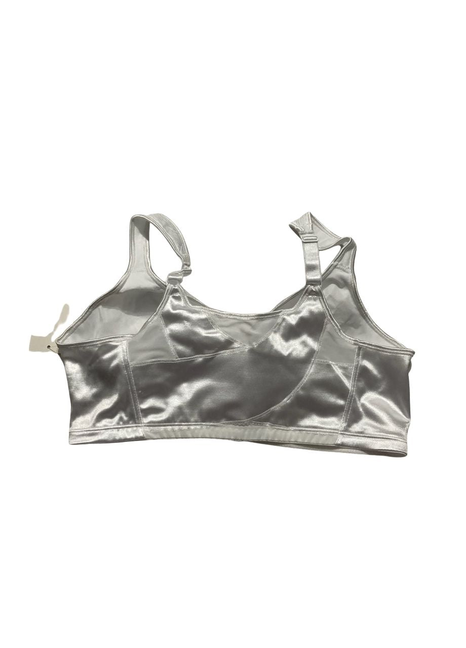 PLAYTEX Front Close Wirefree Back Support Posture Full Coverage WHITE 40D