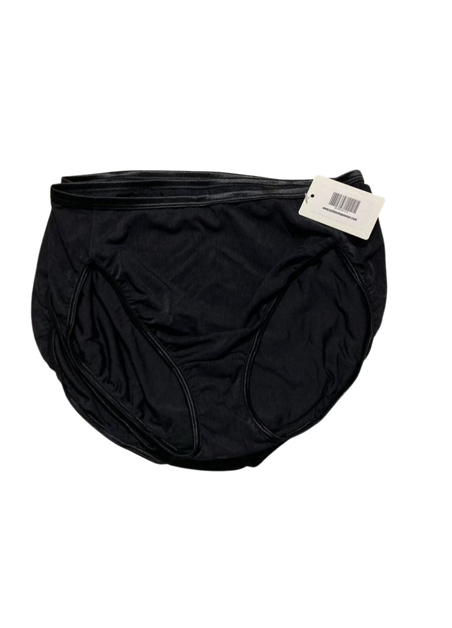 VANITY FAIR Illumination Hi Cut Panties Pack 3 BLACK XL