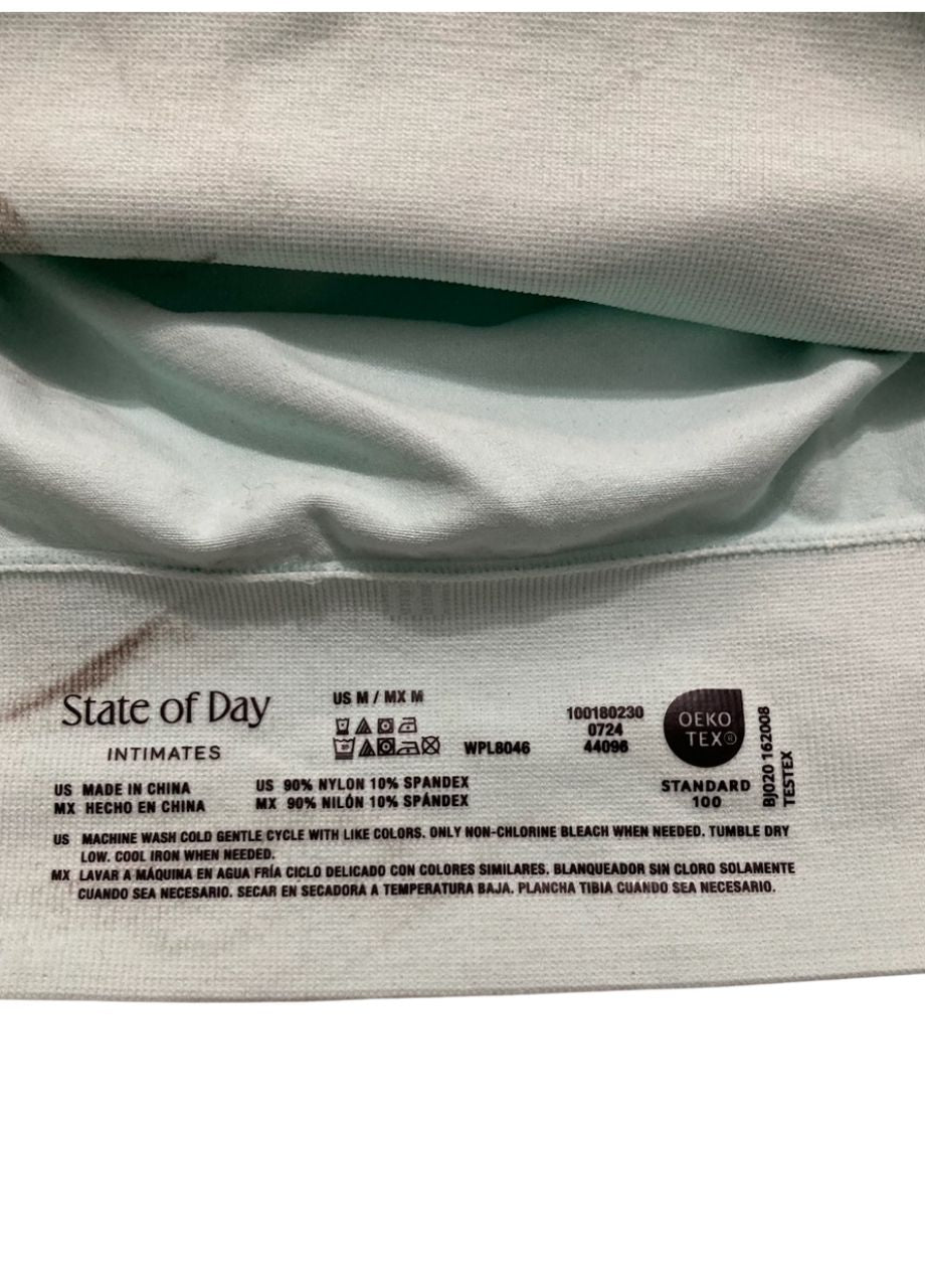 NWD STATE OF DAY Seamless Bralette GREEN MINT M