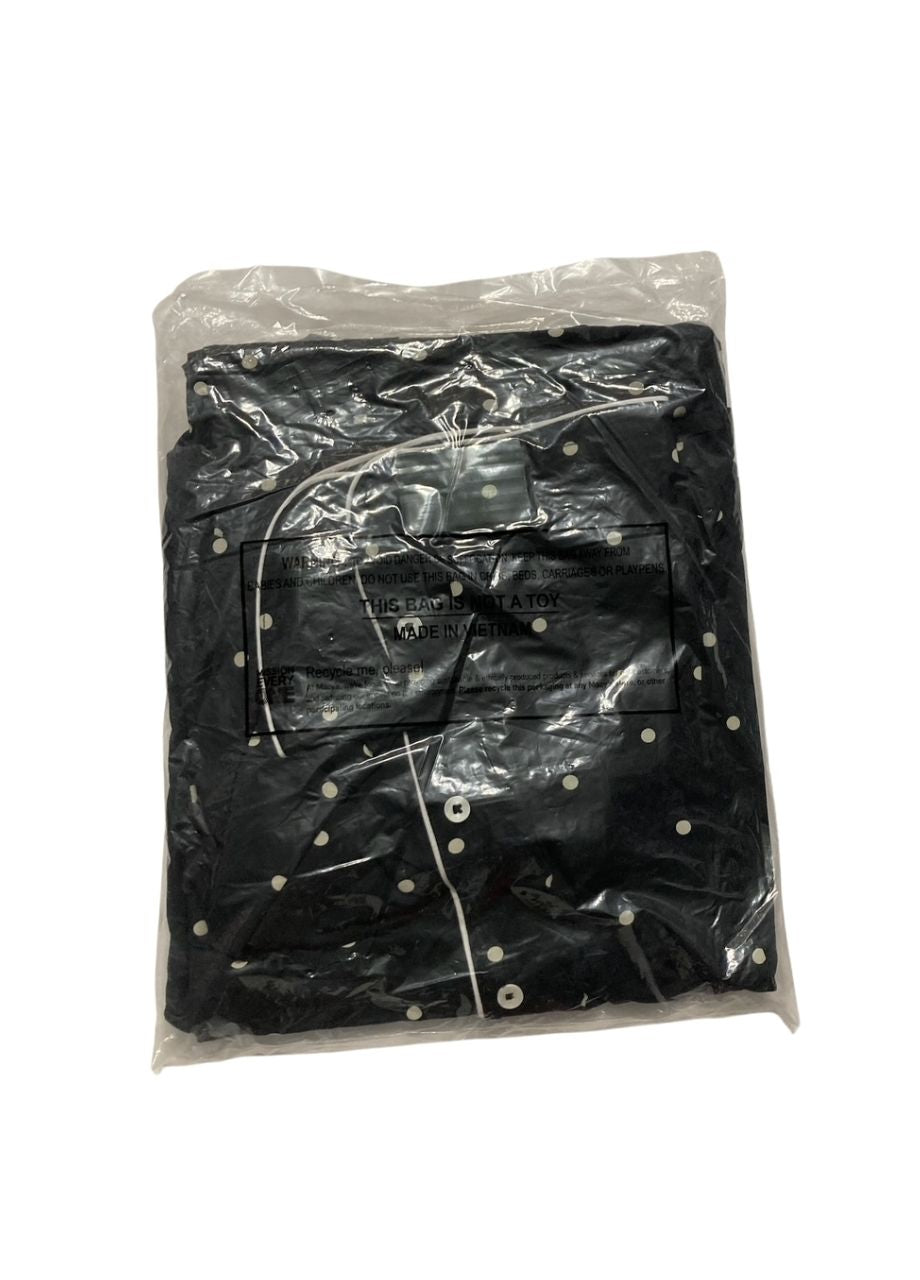STATE OF DAY Modal Fluid Knit Notch Collar Pajama Set BLACK XS