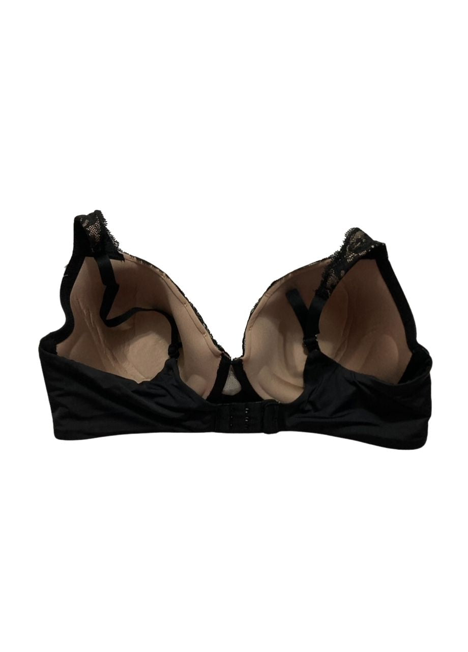 OLGA Plus Size Cloud 9 Underwire Contour Lace Bra BLACK 38C