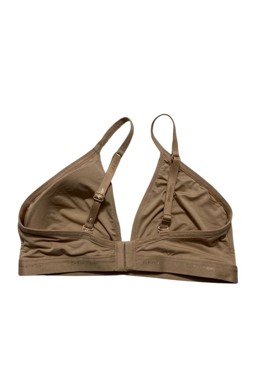 NWD CALVIN KLEIN Form to Body Lightly Lined Triangle Bralette CEDAR L