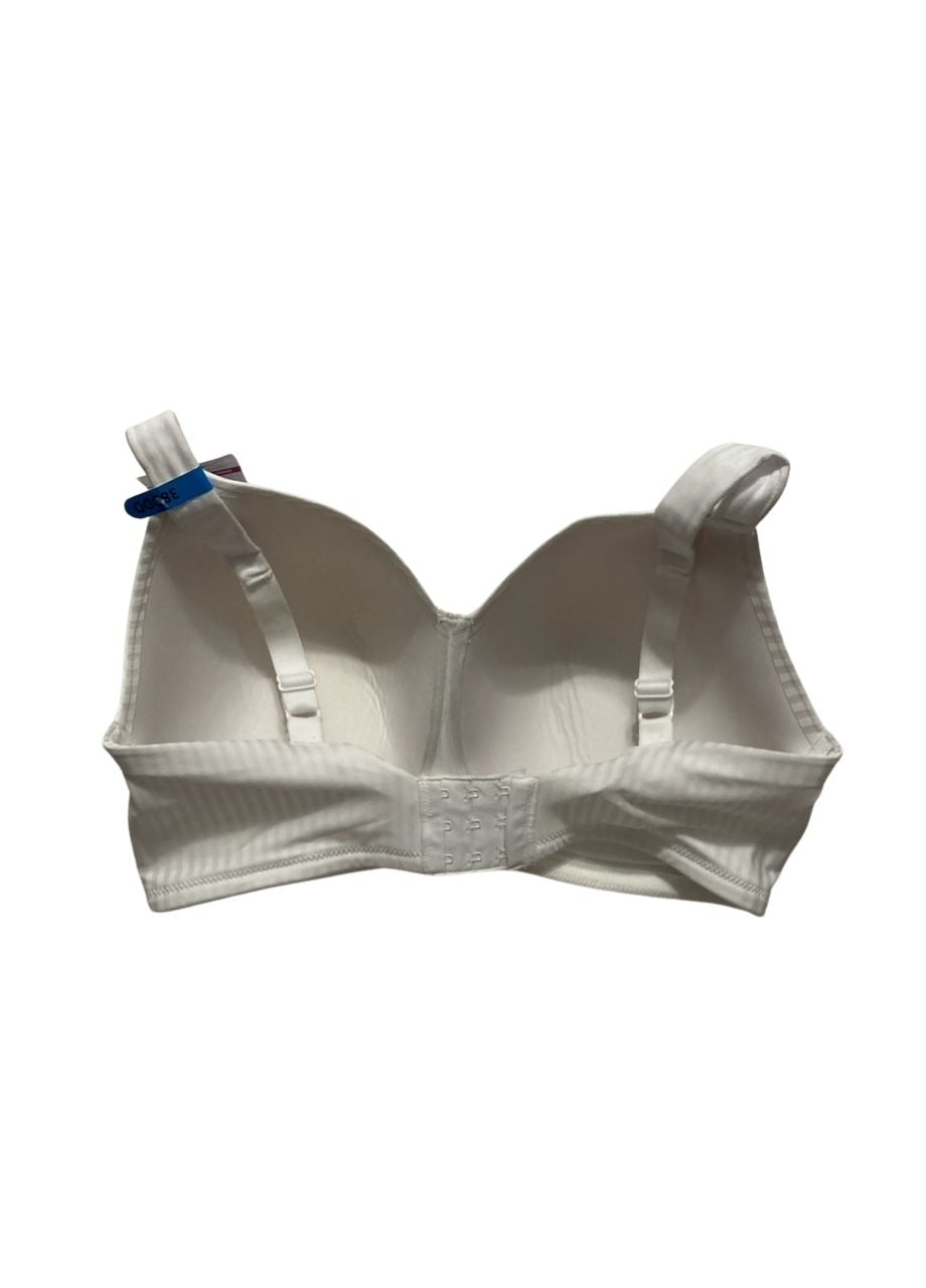 PLAYTEX Secrets Perfectly Smooth Wireless Bra, Full-coverage T-shirt WHITE 38DDD