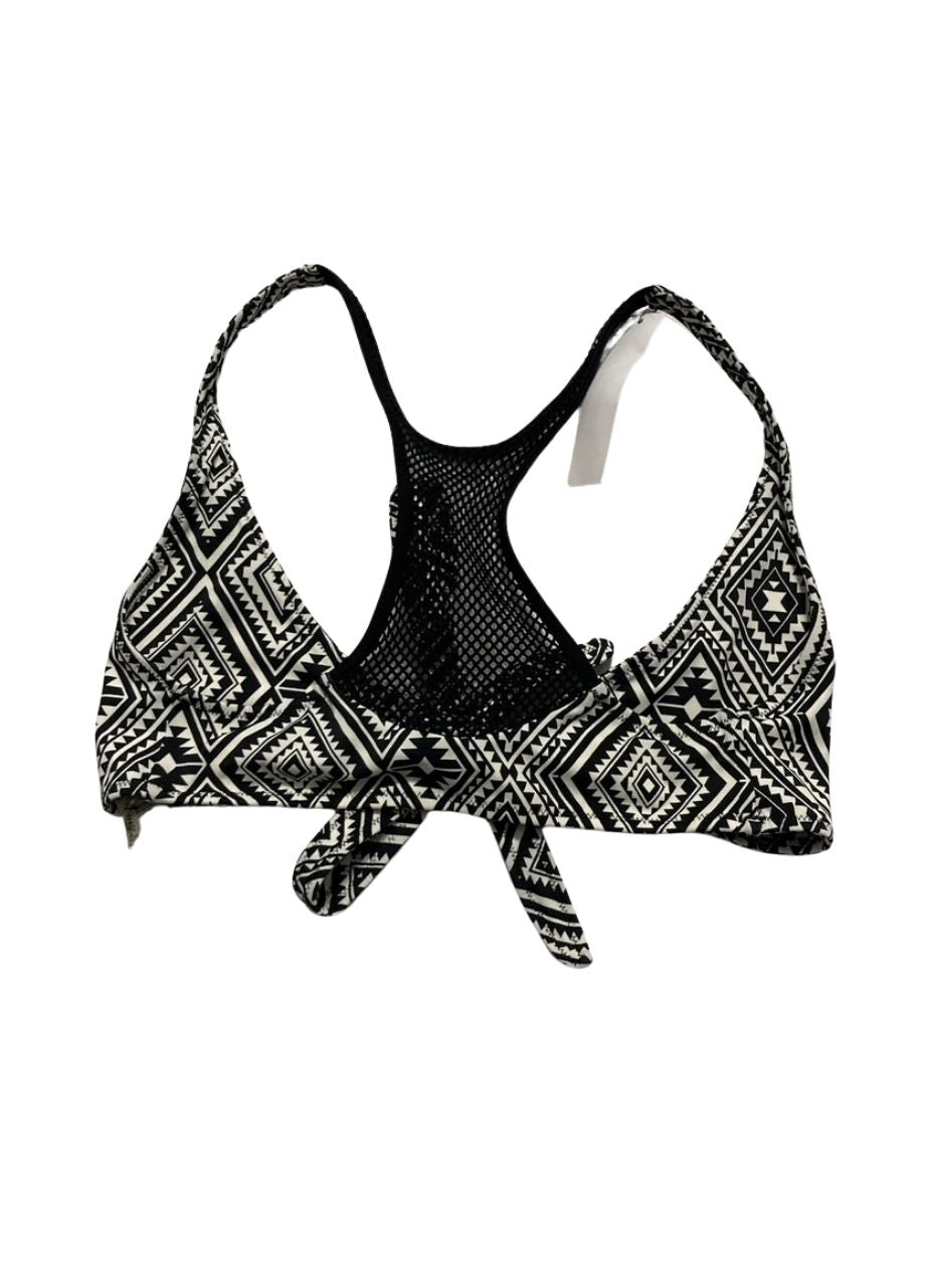 SUNDAZED Ariel Underwire Wrap Bikini Top BLACK/WHITE S