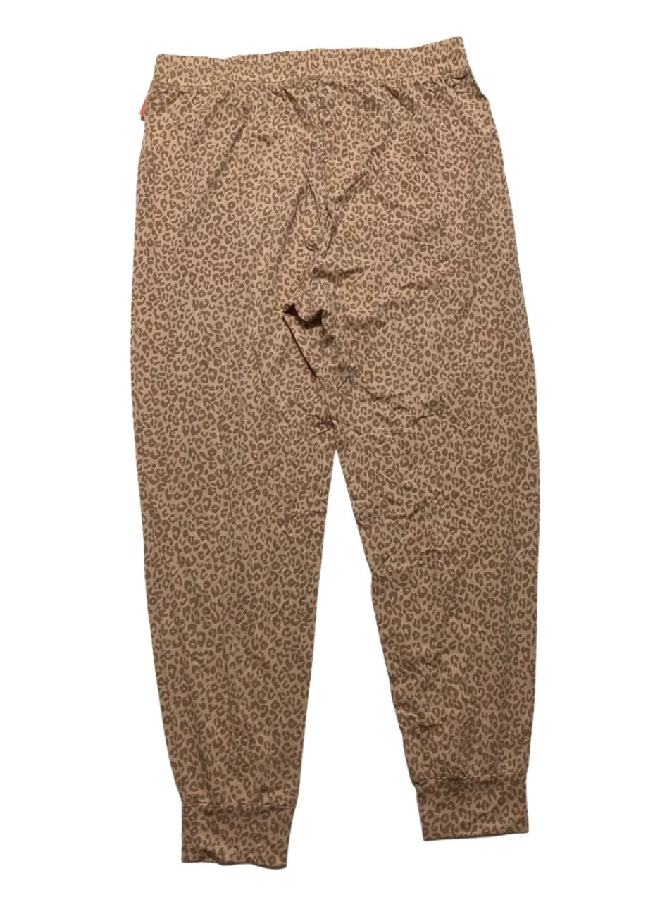 STATE OF DAY jogger pants SOFT LEOPARD L