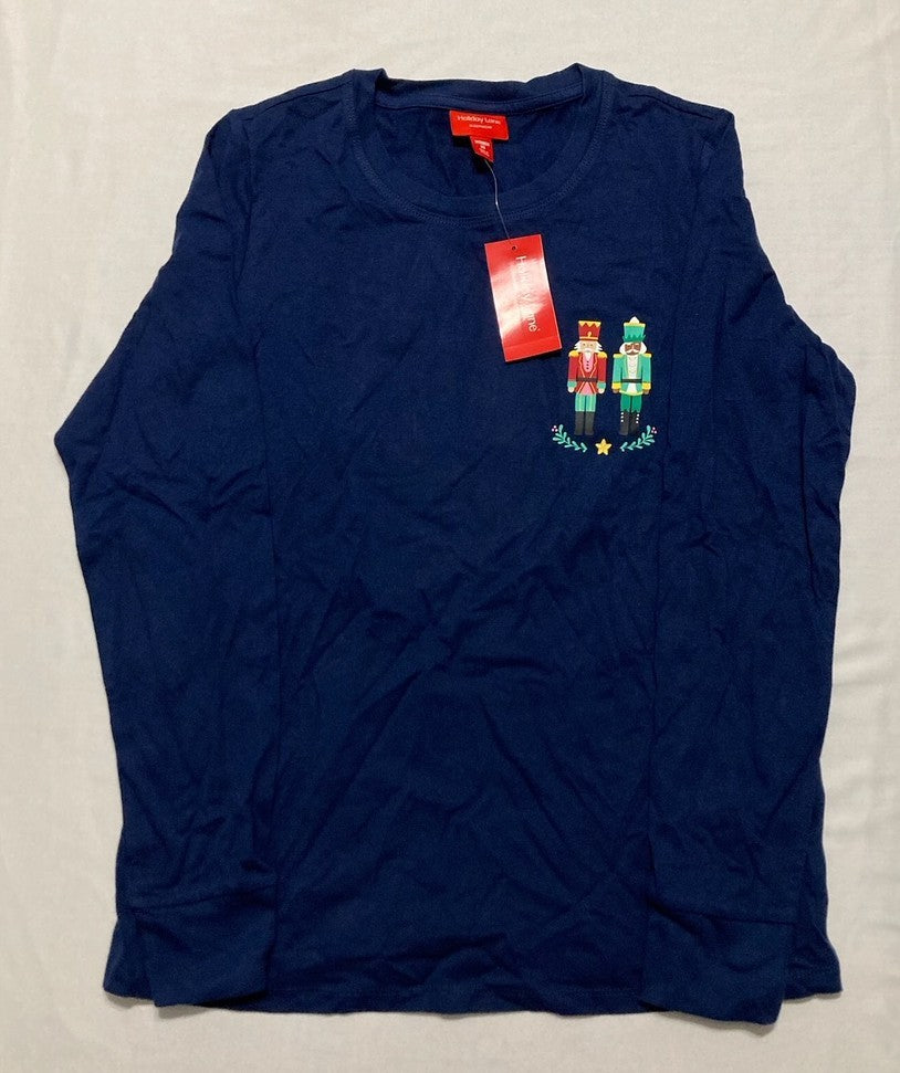 HOLIDAY LANE Nutcracker Matching Pajama Sets BLUE XS