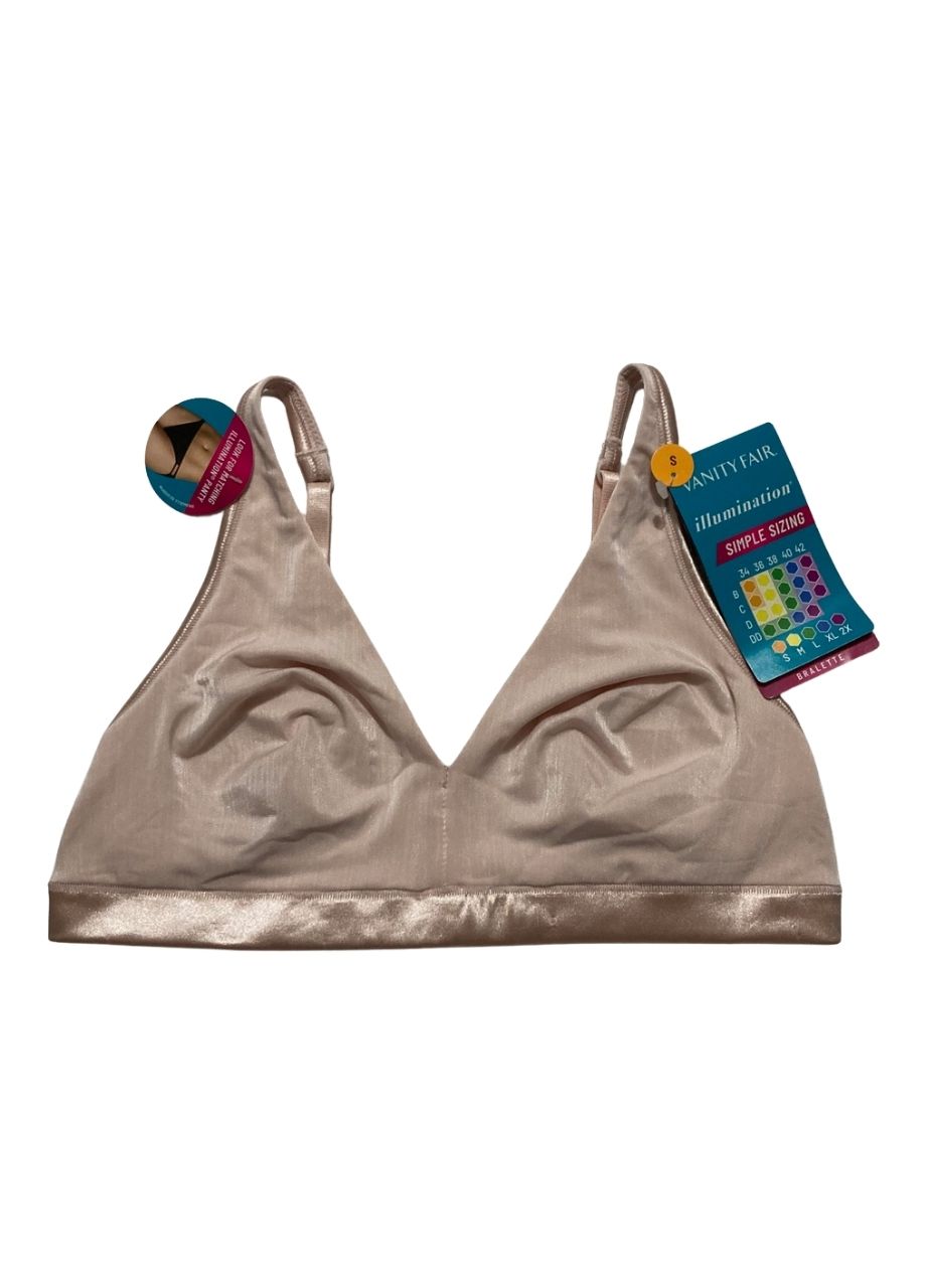 VANITY FAIR Illumination Wireless Bralette PINK S