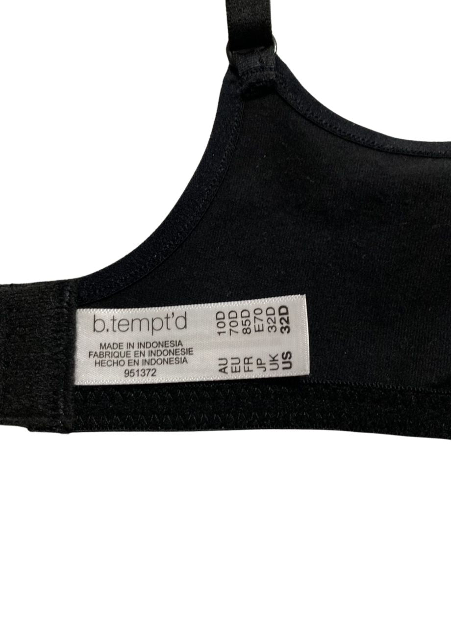 B.TEMPT´D Cotton to a Tee Underwire Bra BLACK 32D