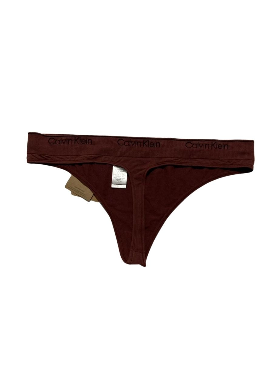 CALVIN KLEIN Modern Cotton Naturals Thong BROWN XL