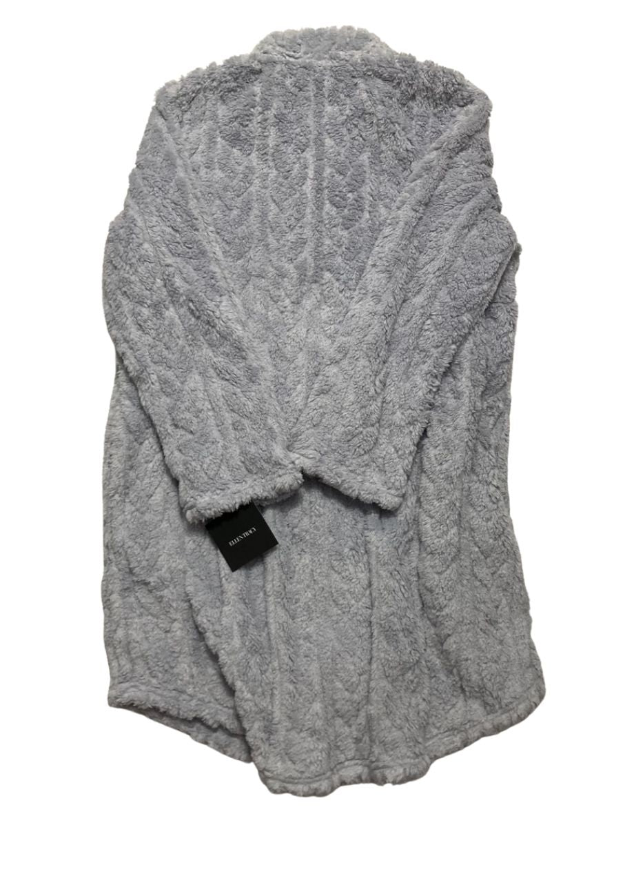 ELLEN TRACY Short Zip Robe GREY L