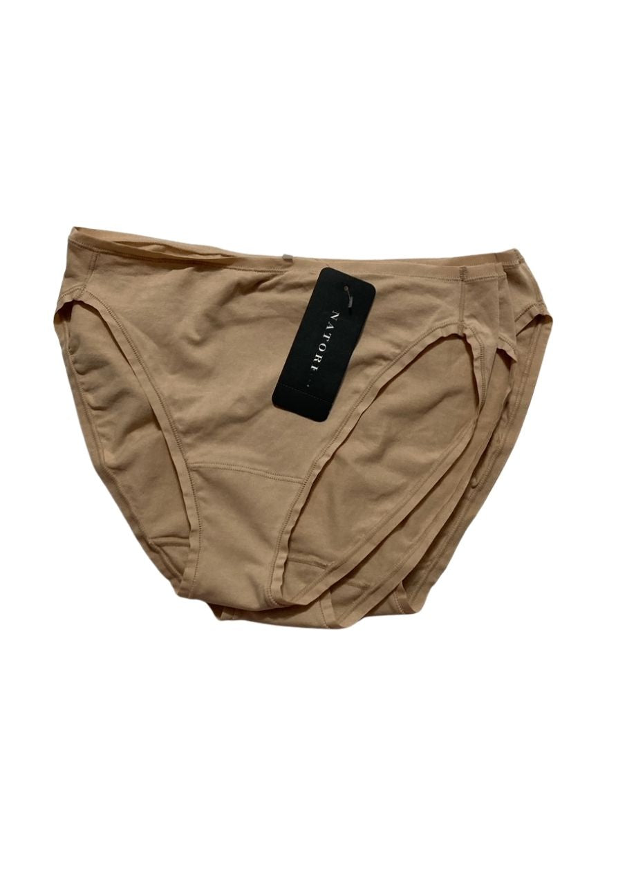NATORI Bliss Bare Cotton Bikini 3-pack BEIGE M