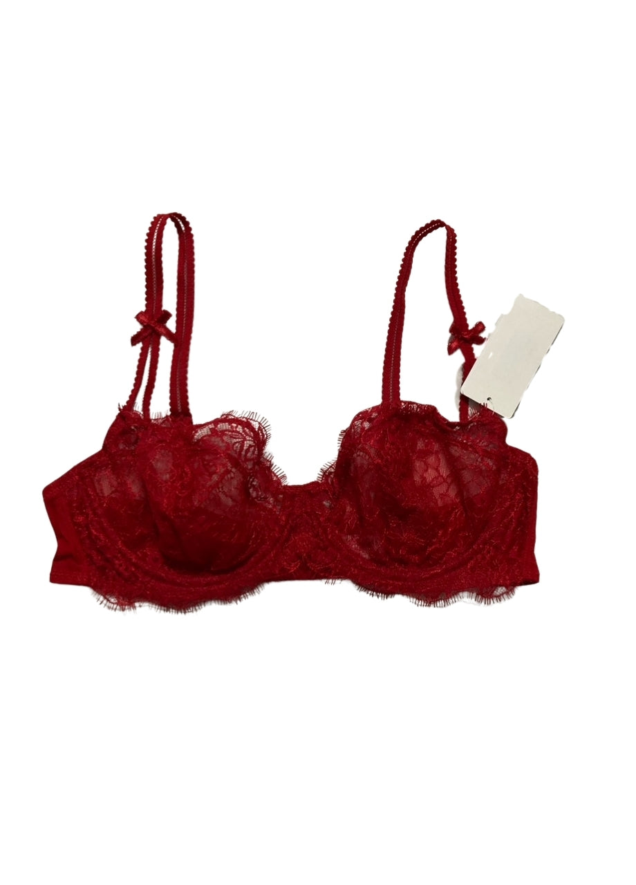 B.TEMPT´D Lace Demi Contour Underwire Bra RED 36C