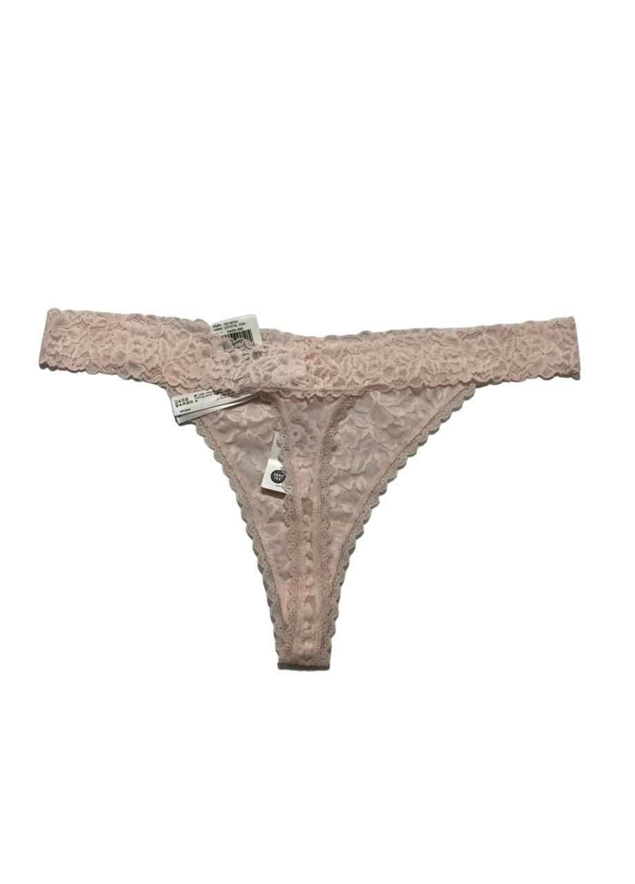 STATE OF DAY Lace Thong Underwear PINK XL