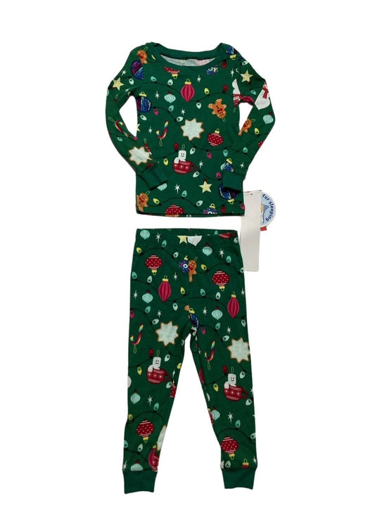 HOLIDAY LANE Festive Green Holiday Pajama Set GREEN 24MO
