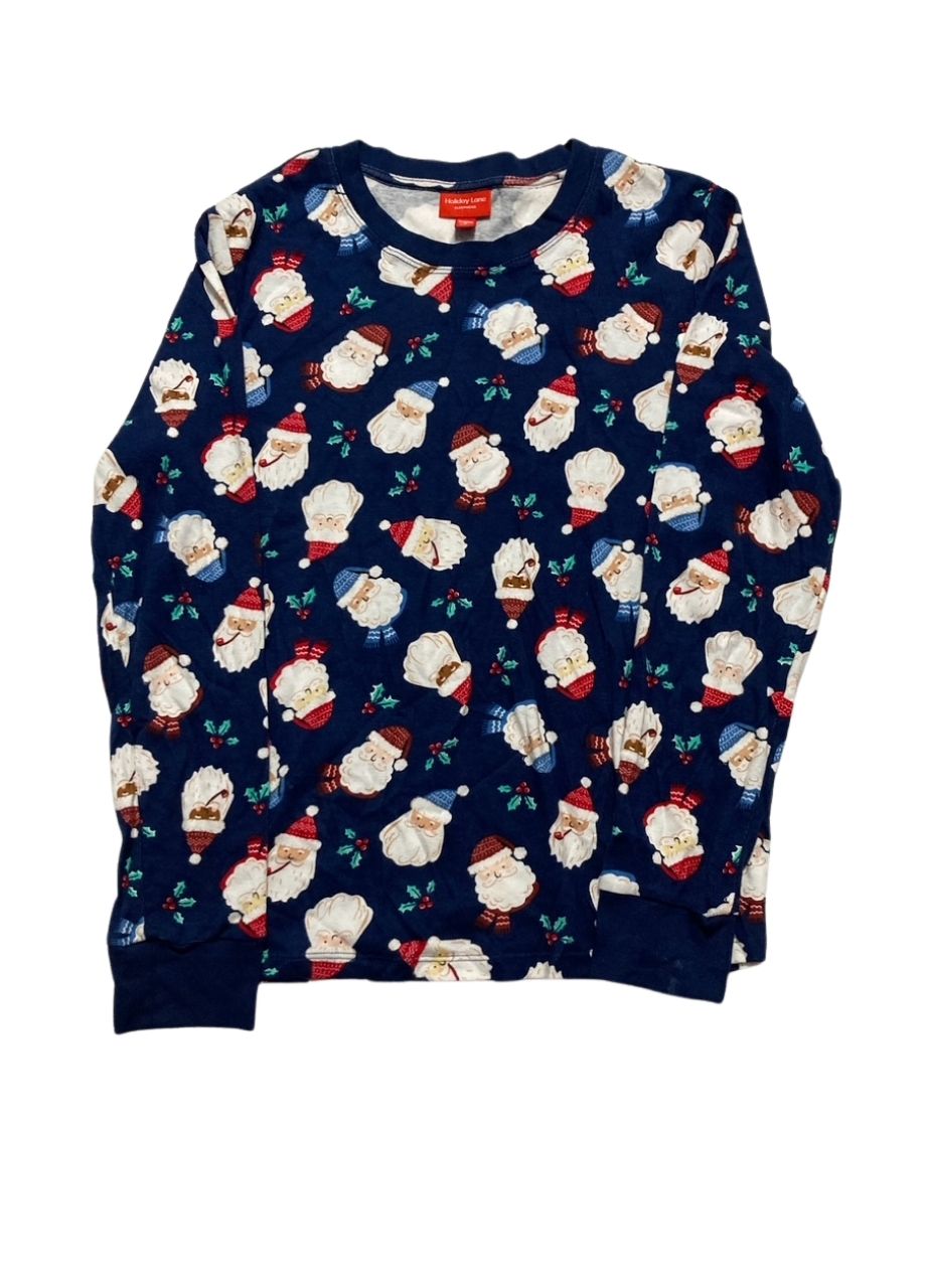 HOLIDAY LANE Santa Family Pajama Set NAVY M