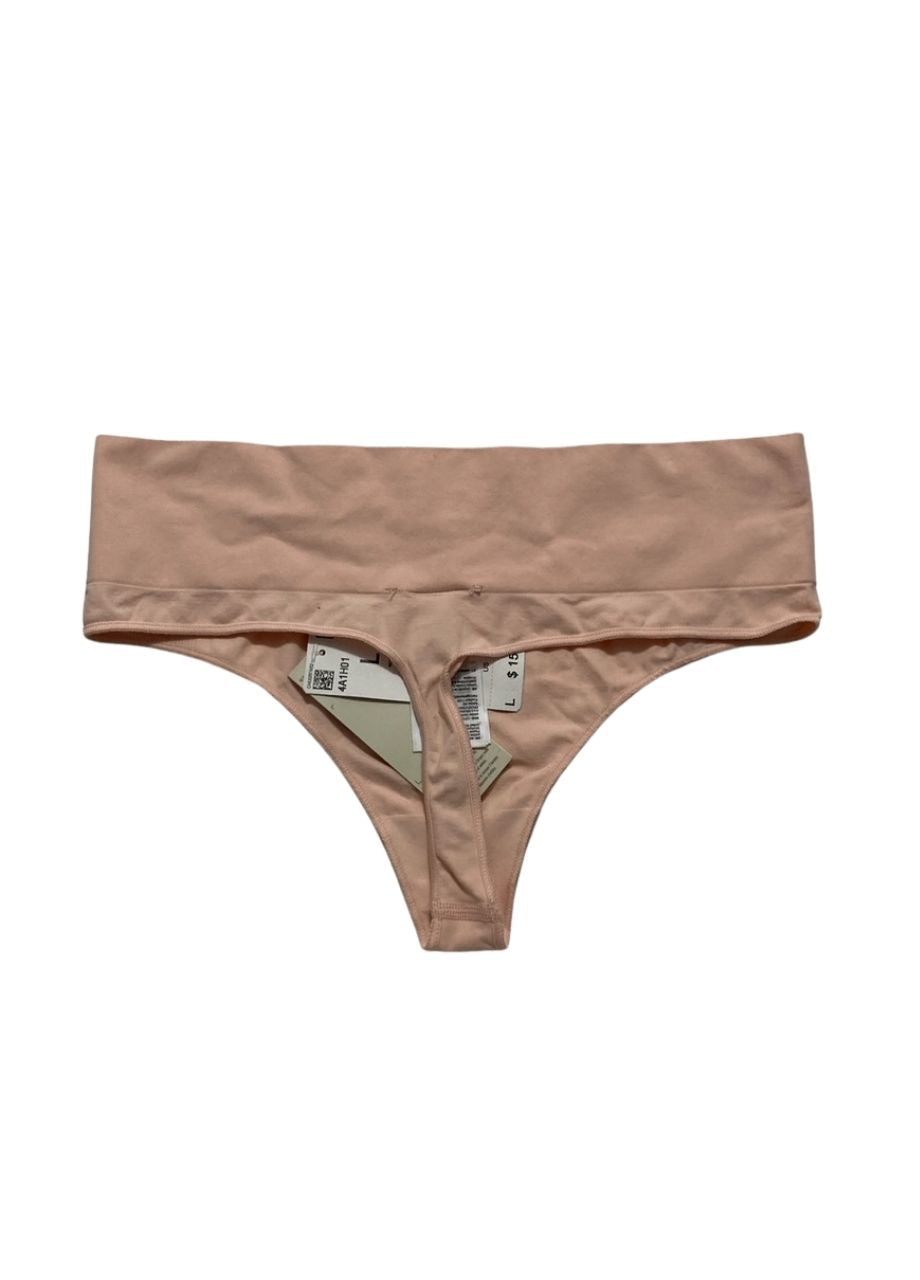 ADIDAS Micro-Stretch Seamless Thong Panties PEACH WHIP L