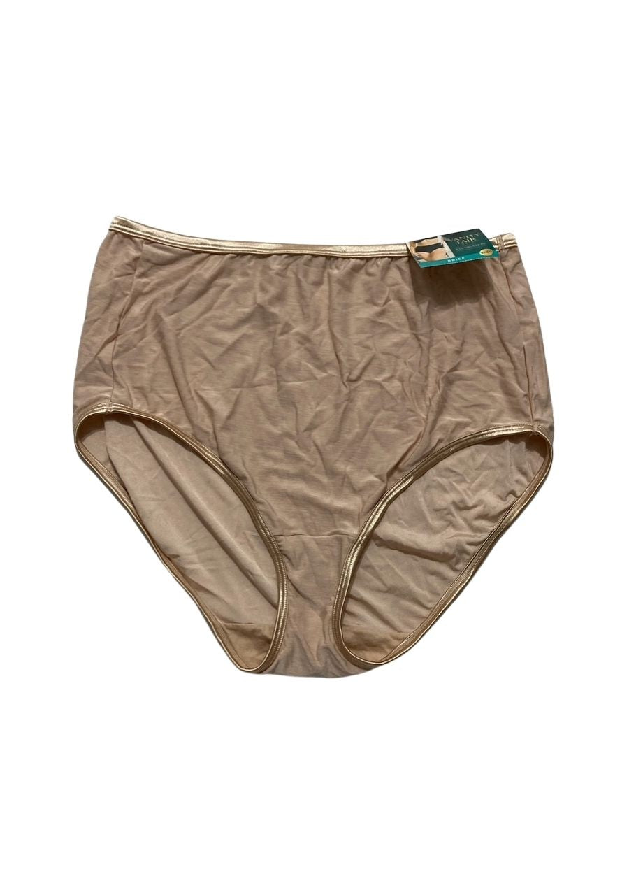 VANITY FAIR Illumination Brief Panties ROSE BEIGE 3XL
