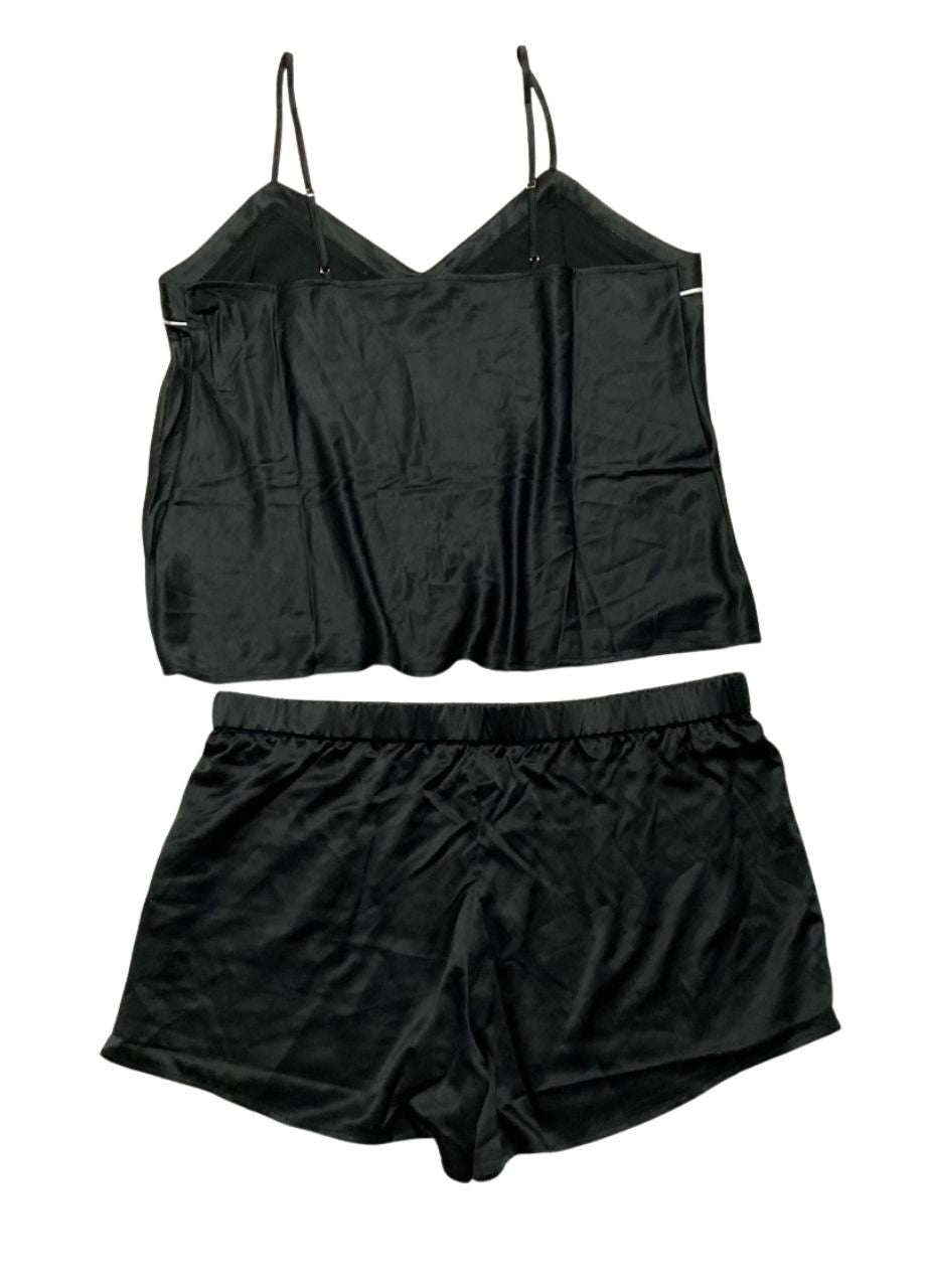 I.N.C Stretch Satin Pajama Set BLACK XL
