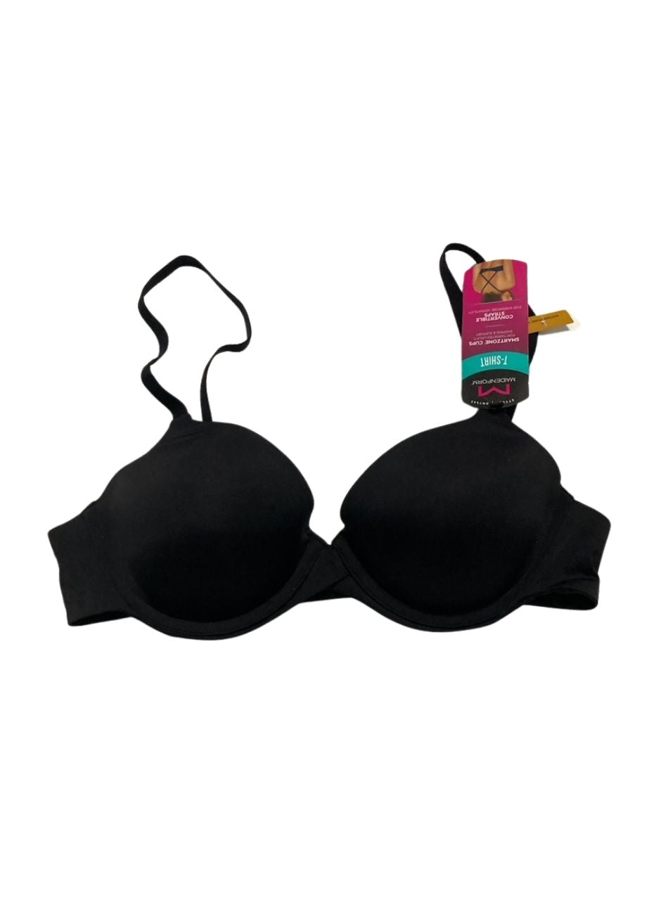 MAIDENFORM Demi Underwire Bra, One Fab Fit Lightly Padded BLACK 36A