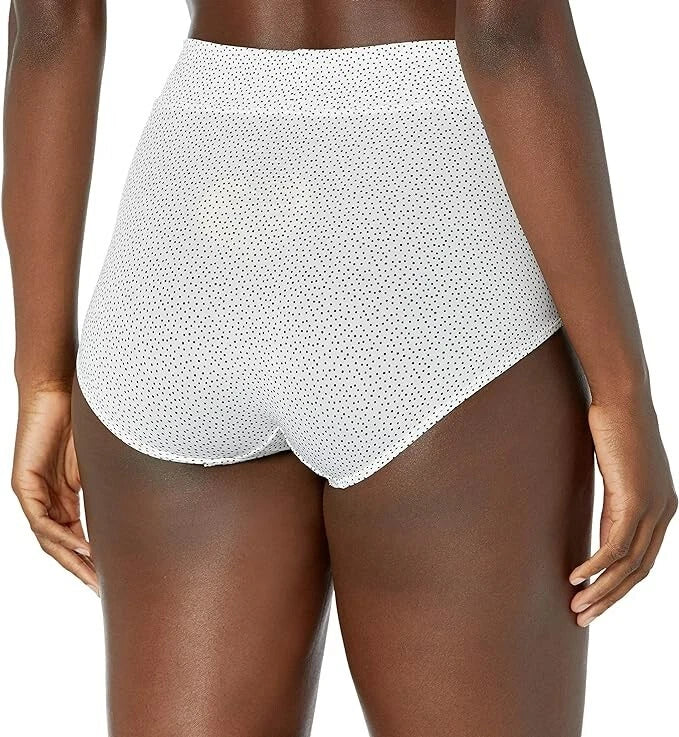 NWD Warner's Comfort Waist Microfiber Modern Brief Panty White 6