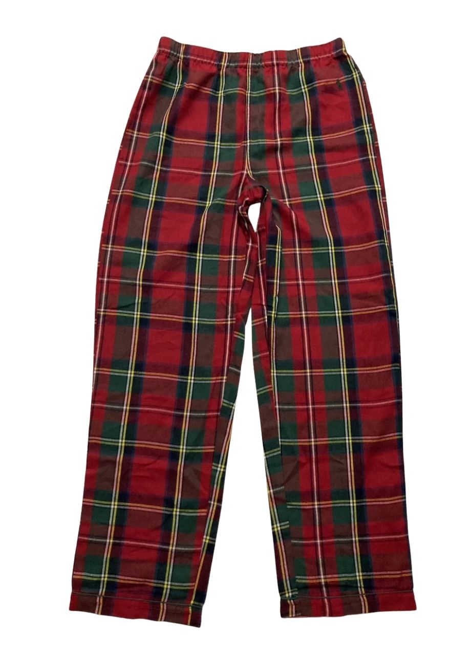 POLO RALPH LAUREN Kids Long Sleeve Pajama Bottom MULTICOLOR L