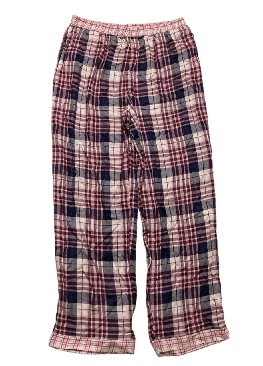 ROUDELAIN 2-piece Color Blocked Collared Pajama Set PINK L