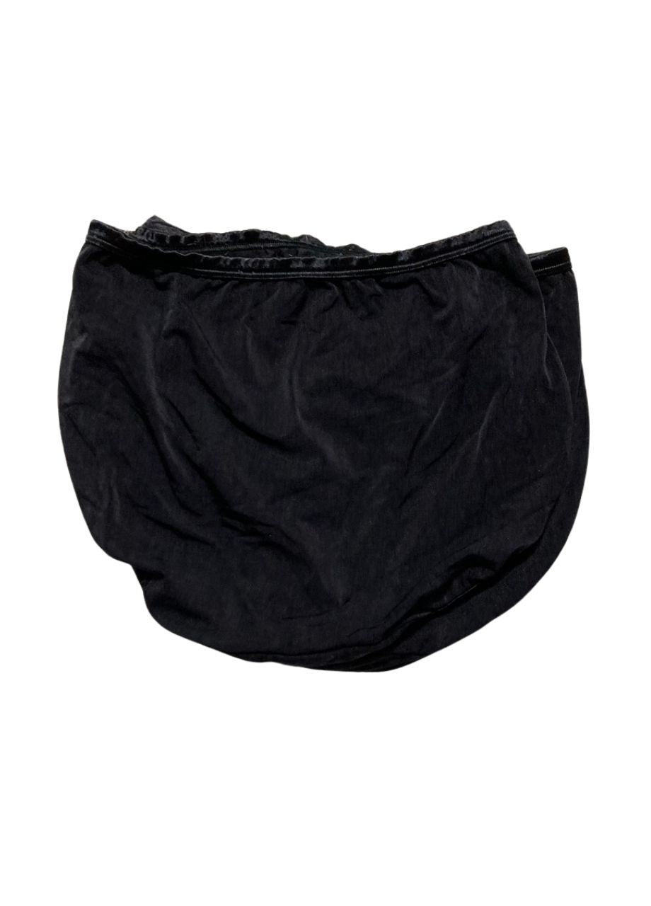 NWD VANITY FAIR Illumination Hi-Cut Brief Underwear 3 Pack BLACK L