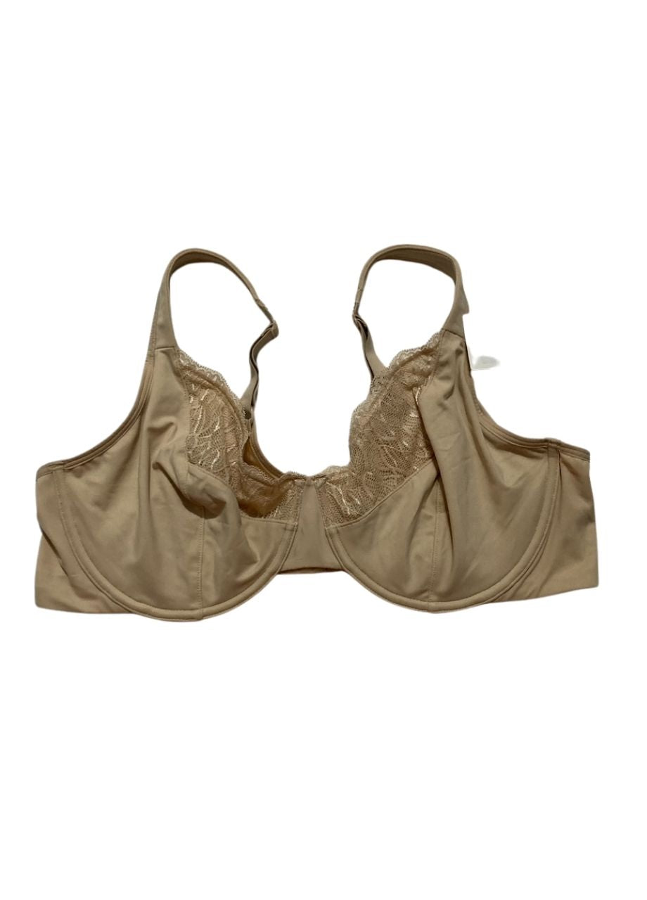 VANITY FAIR Flattering Lace Full Figure Minimizer Underwire Bra NATURAL LACE 44C