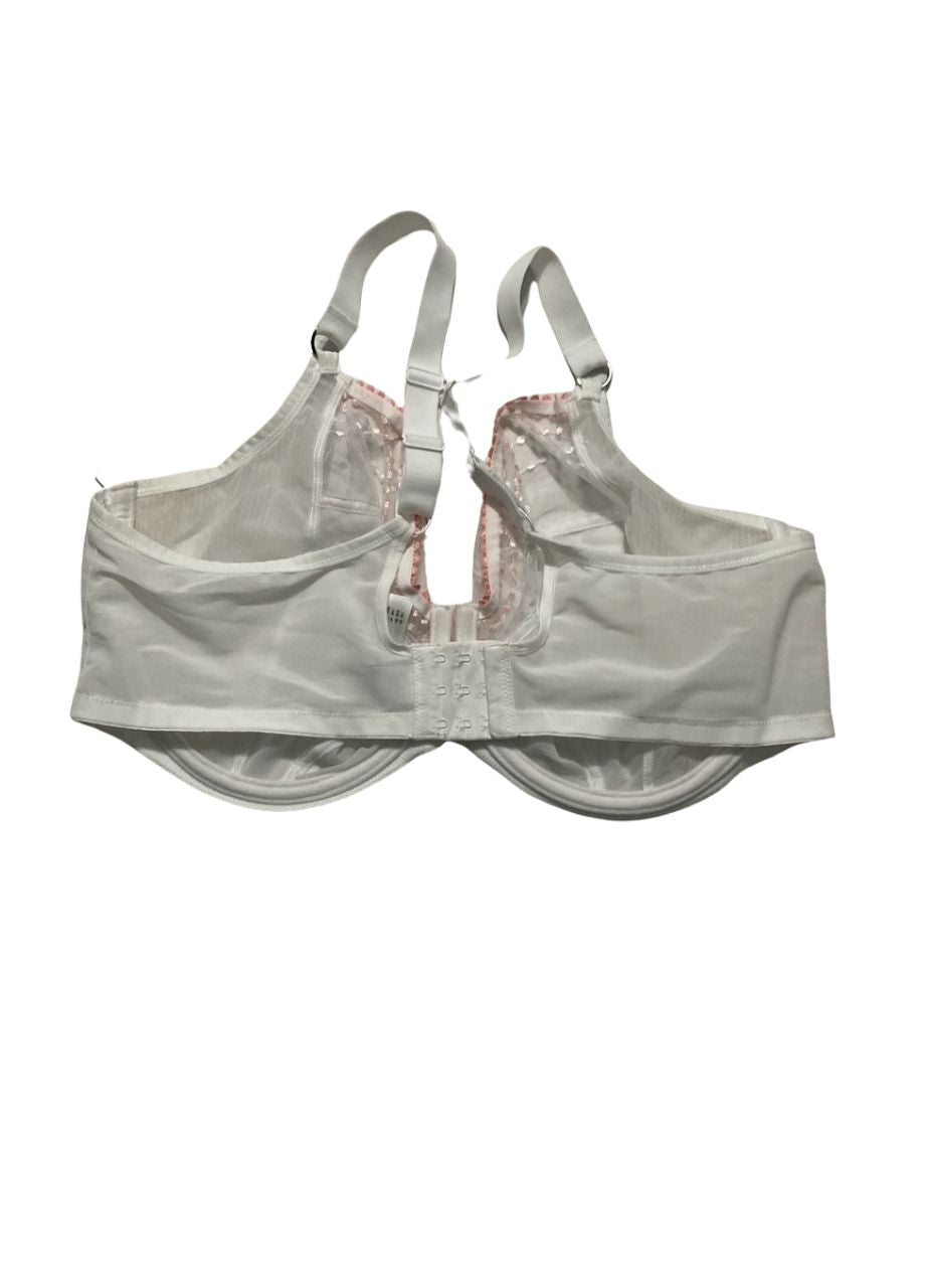 ELOMI Matilda Underwire Plunge Bra WHITE 42G