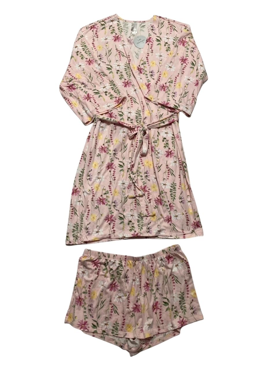 FLORA NIKROOZ Sabrina Printed Travelset 2 Pieces SHELL PINK S