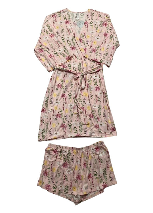 FLORA NIKROOZ Sabrina Printed Travelset 2 Pieces SHELL PINK S