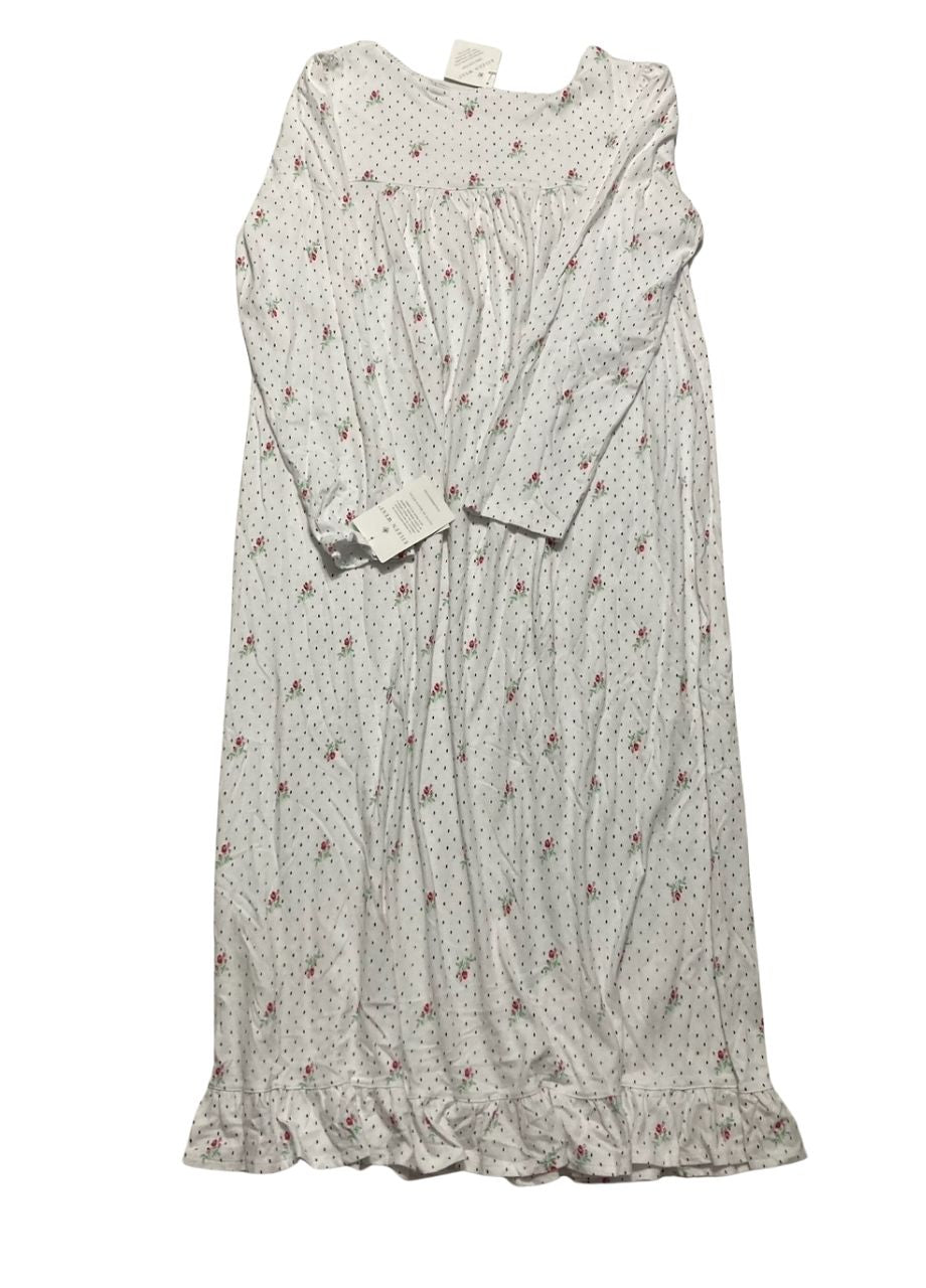 EILEEN WEST Cotton Peached Jersey WHITE S