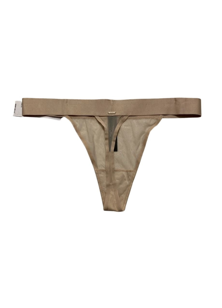 DKNY Low Rise Sheer Thong CASHMERE XL