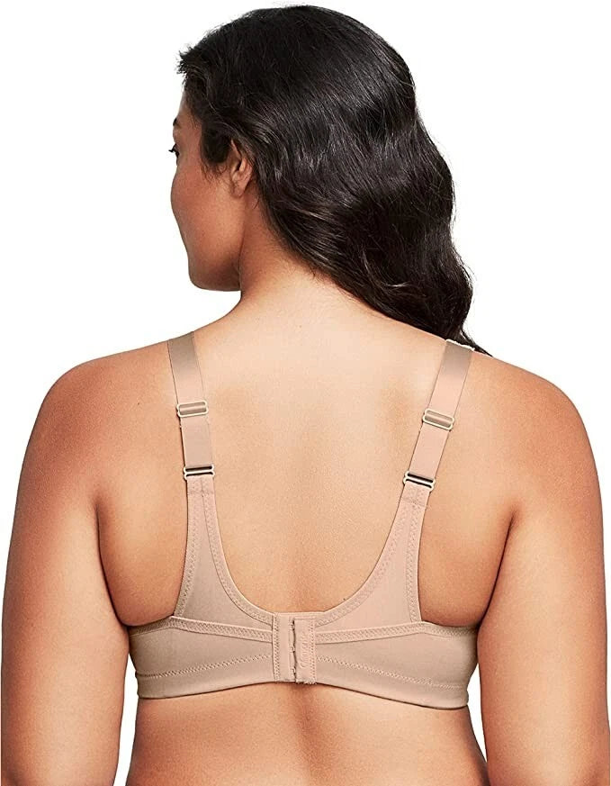 Glamorise Full Figure No Bounce Plus Size Beige 36G