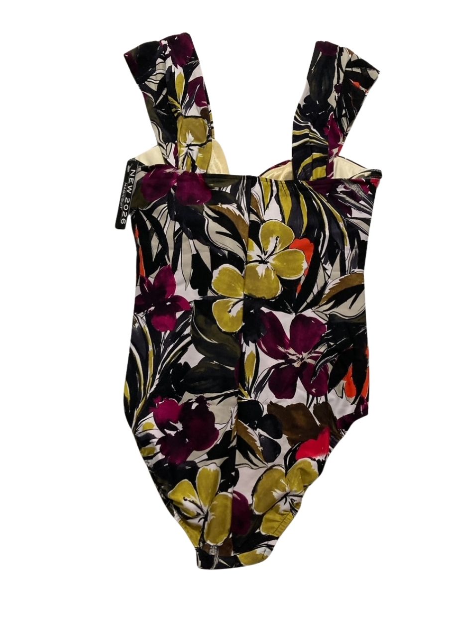 MAGICSUIT Hot House Natalie Cap Sleeve Shelf Bra One Piece MULTICOLOR 12