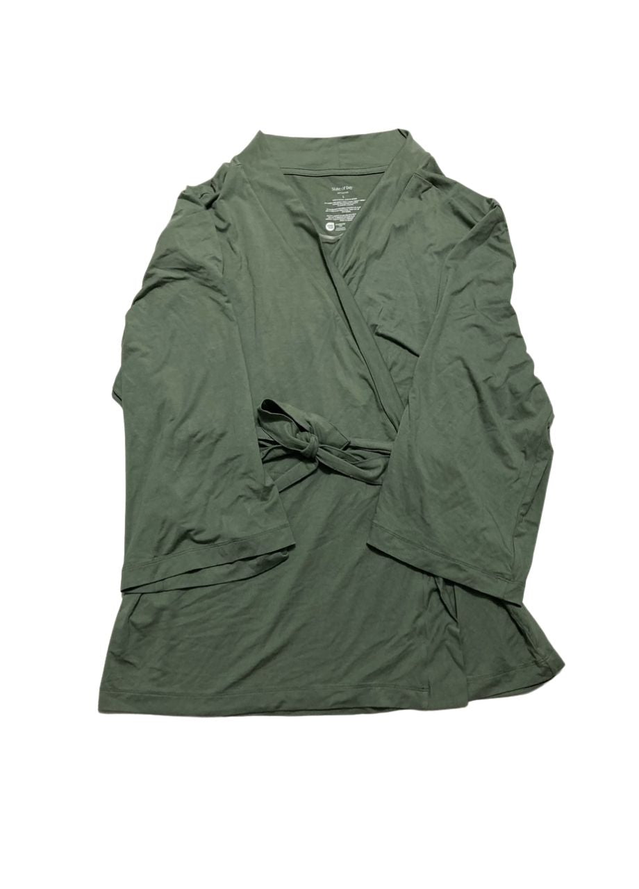 STATE OF DAY 2 Pieces Pajama Set Organic GREEN L