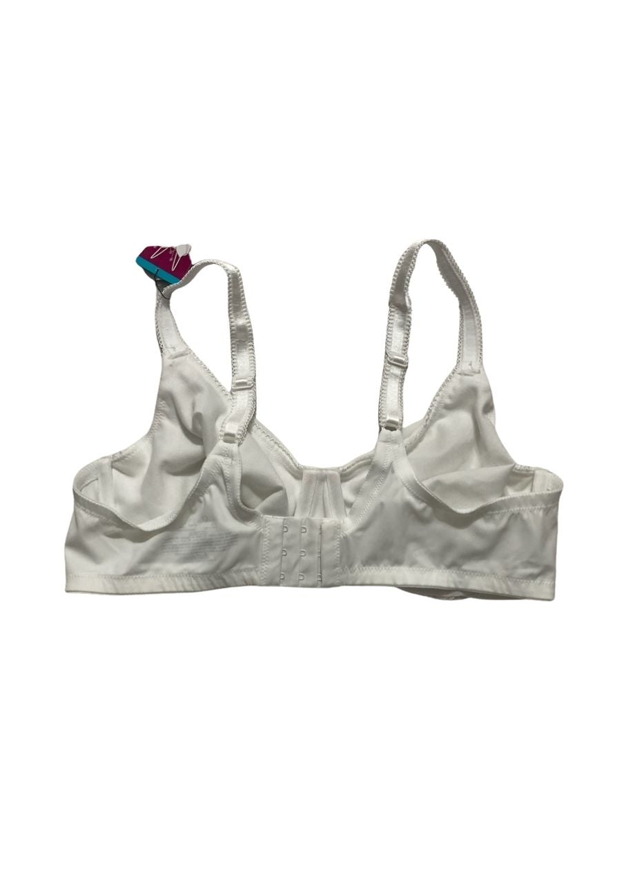 OLGA Luxury Lift Full-Figure Full-Coverage Bra WHITE 40C