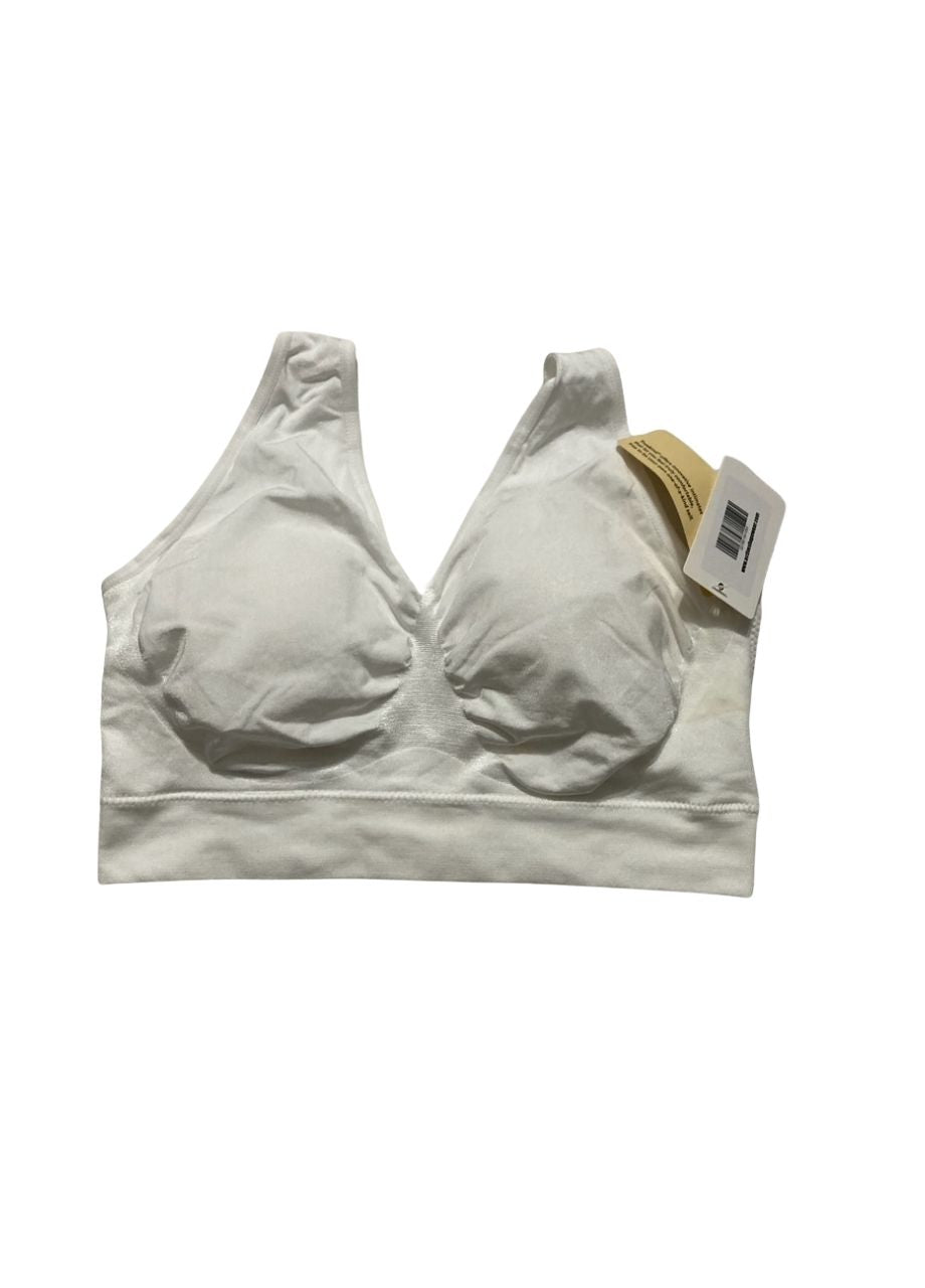 TRUEKIND Daily Comfort Wireless Shaper Bra WHITE L