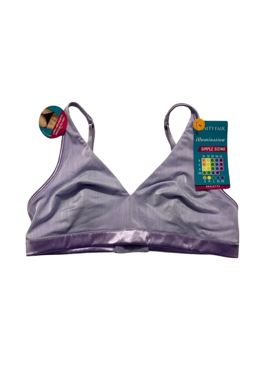 VANITY FAIR Illumination Wireless Bralette LAVANDER S