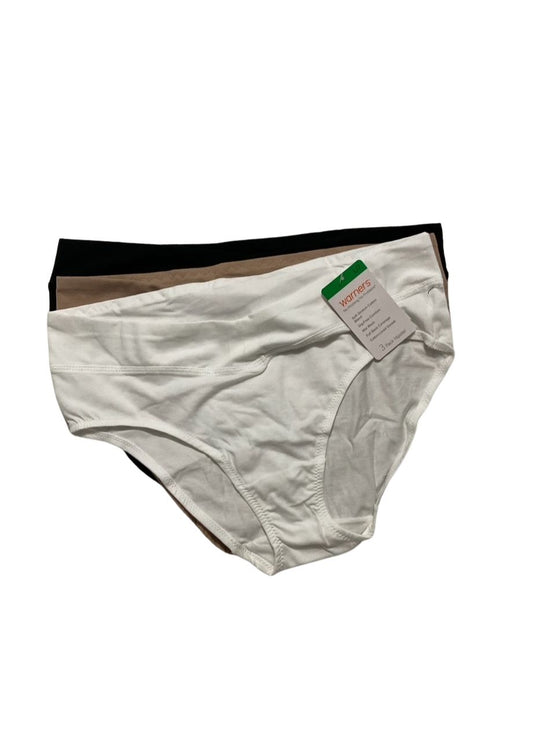 WARNER'S Dig-free Mid-waist 3-pack ASSORTED L