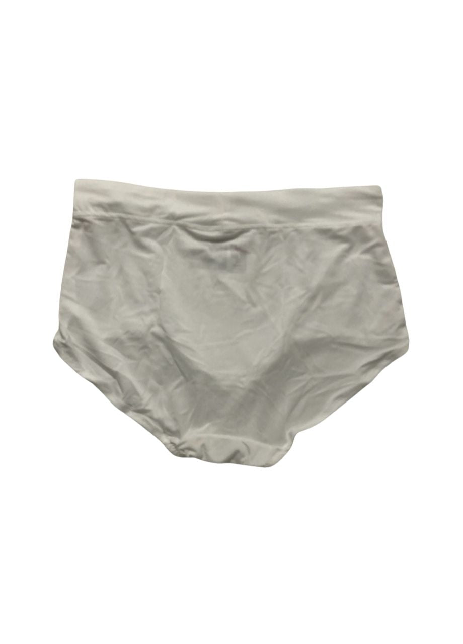 WARNER'S Hi Cut Brief Panty WHITE L