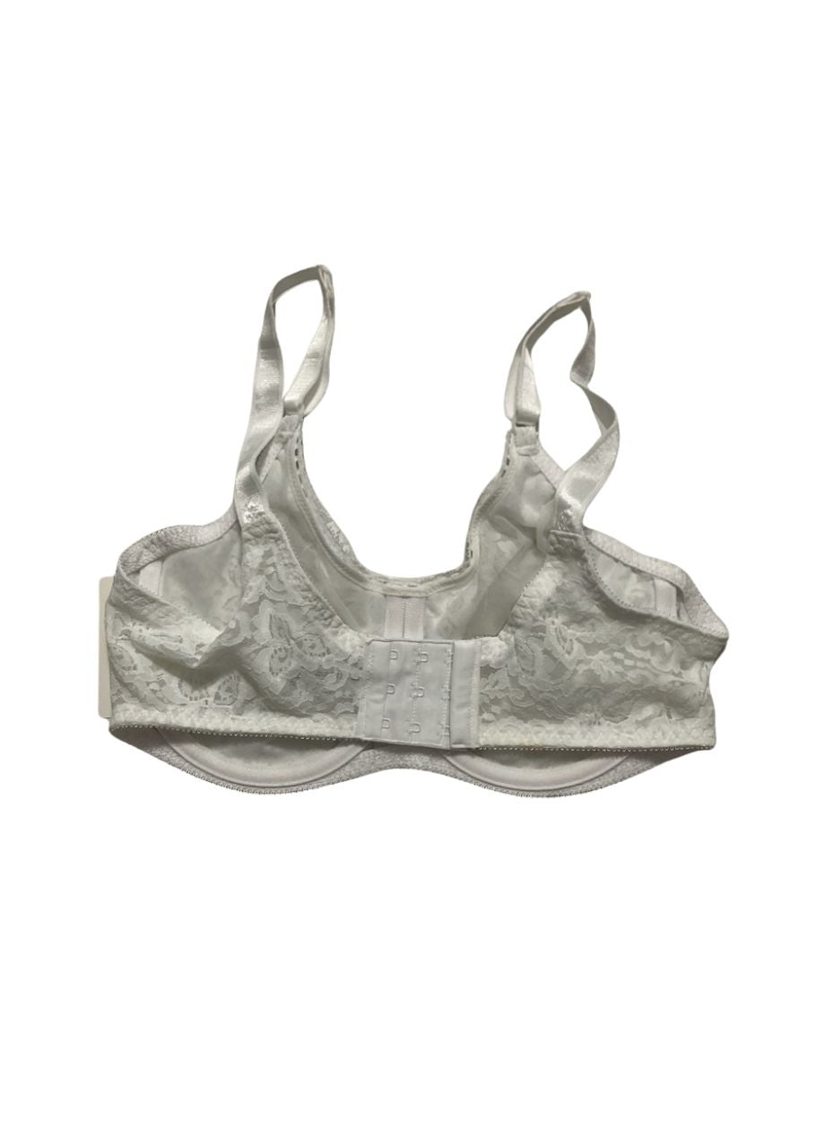 BALI Underwire Lace Bra WHITE 36D