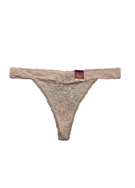 STATE OF DAY Lace Thong Underwear PINK XXL