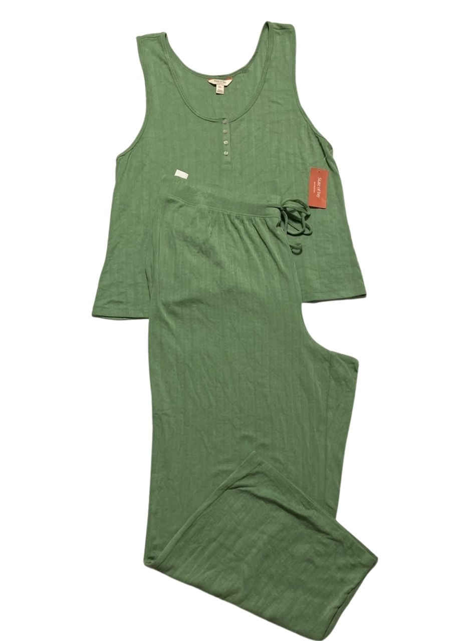 STATE OF DAY Pajam set GREEN 2XL