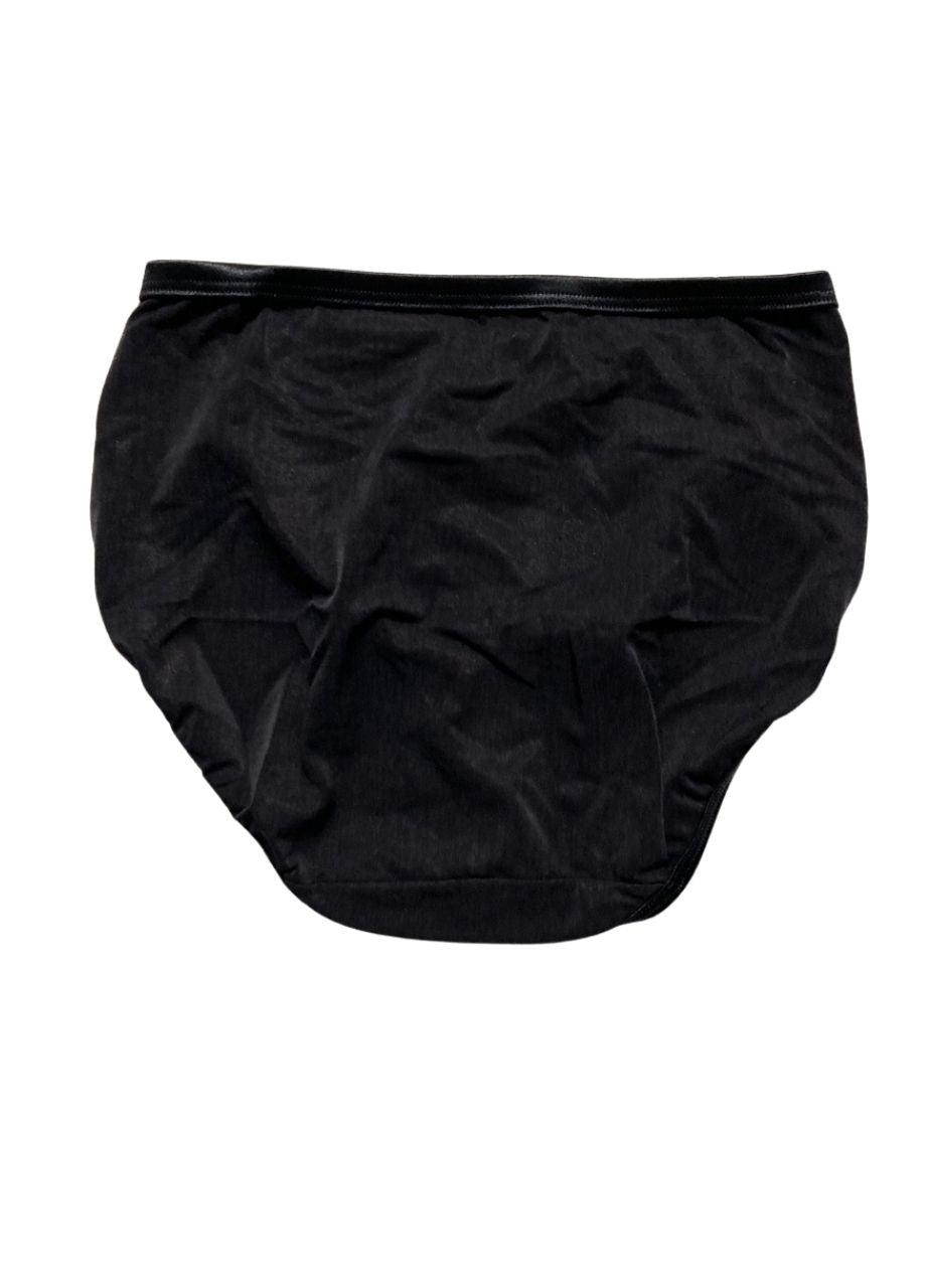 VANITY FAIR Illumination Hi Cut Panties MIDNIGHT BLACK S
