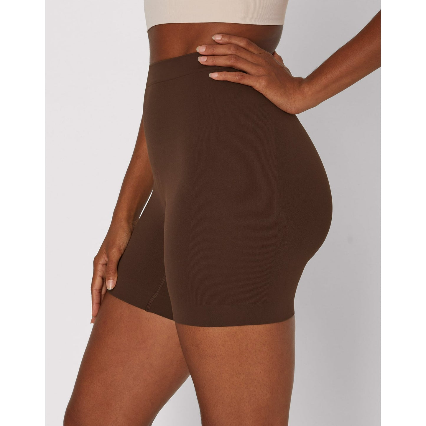 MAIDENFORM Seamless Molding Belt with Abdomen Control BROWN L