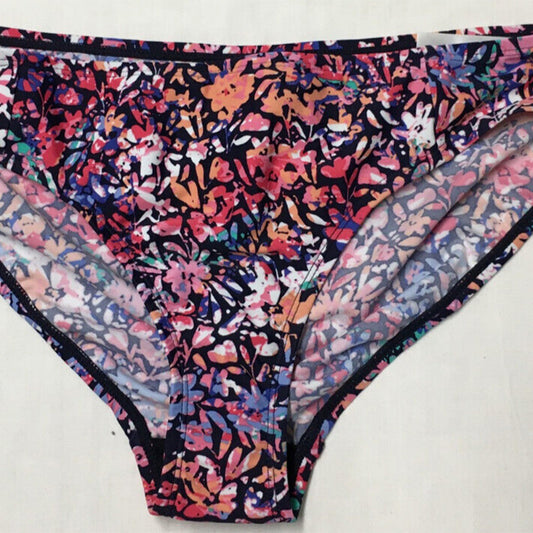Motherhood Beach Bump Navy Splash Floral Multicolor M