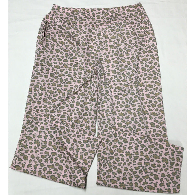 Unbranded Sleepwear Only Pajama Pants Pink Animal Print L