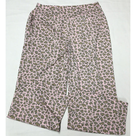 Unbranded Sleepwear Only Pajama Pants Pink Animal Print L