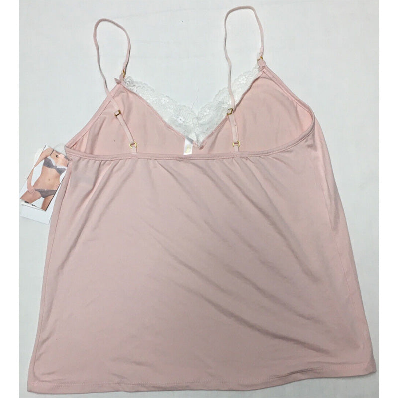 Flora Nikrooz Lace-Trim Only Sleep Cami Pink S